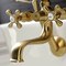 Kingston Brass KS229SB Tub Wall Mount Clawfoot Tub Faucet with Hand Shower, Brushed Brass KS229SB - alternate 6